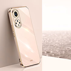 Ultra-thin Silicone Gel Soft Case Cover XL1 for Huawei Nova 9 Pro Rose Gold