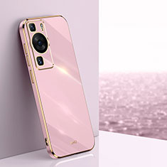 Ultra-thin Silicone Gel Soft Case Cover XL1 for Huawei P60 Pro Clove Purple