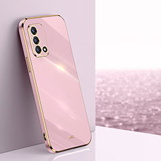 Ultra-thin Silicone Gel Soft Case Cover XL1 for Oppo A74 4G Pink