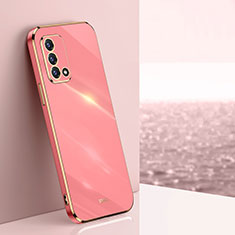 Ultra-thin Silicone Gel Soft Case Cover XL1 for Oppo A95 4G Hot Pink