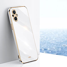 Ultra-thin Silicone Gel Soft Case Cover XL1 for Oppo A96 5G White