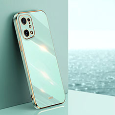 Ultra-thin Silicone Gel Soft Case Cover XL1 for Oppo Find X5 5G Green