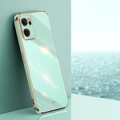 Ultra-thin Silicone Gel Soft Case Cover XL1 for Oppo Find X5 Lite 5G Green
