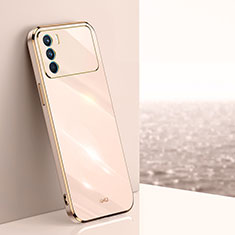 Ultra-thin Silicone Gel Soft Case Cover XL1 for Oppo K9 Pro 5G Gold