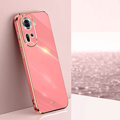 Ultra-thin Silicone Gel Soft Case Cover XL1 for Oppo Reno11 5G Hot Pink