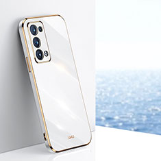 Ultra-thin Silicone Gel Soft Case Cover XL1 for Oppo Reno6 Pro 5G White