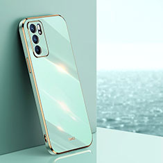Ultra-thin Silicone Gel Soft Case Cover XL1 for Oppo Reno6 Z 5G Green