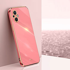 Ultra-thin Silicone Gel Soft Case Cover XL1 for Oppo Reno7 Lite 5G Hot Pink