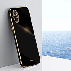 Ultra-thin Silicone Gel Soft Case Cover XL1 for Oppo Reno7 Z 5G Black