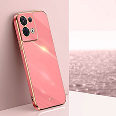 Ultra-thin Silicone Gel Soft Case Cover XL1 for Oppo Reno8 Pro 5G Hot Pink