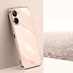 Ultra-thin Silicone Gel Soft Case Cover XL1 for Realme 10 4G Rose Gold