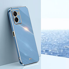 Ultra-thin Silicone Gel Soft Case Cover XL1 for Realme Q5i 5G Blue