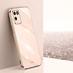 Ultra-thin Silicone Gel Soft Case Cover XL1 for Realme V11 5G Rose Gold