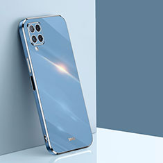 Ultra-thin Silicone Gel Soft Case Cover XL1 for Samsung Galaxy A12 Blue