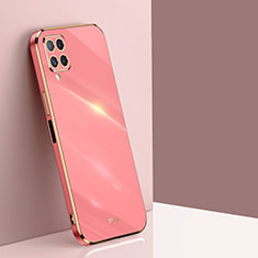 Ultra-thin Silicone Gel Soft Case Cover XL1 for Samsung Galaxy A12 Nacho Hot Pink