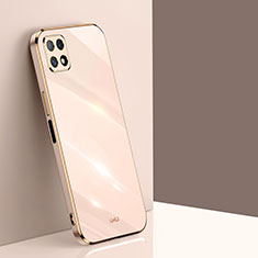 Ultra-thin Silicone Gel Soft Case Cover XL1 for Samsung Galaxy A22 5G Gold