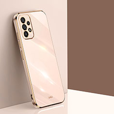 Ultra-thin Silicone Gel Soft Case Cover XL1 for Samsung Galaxy A23 4G Gold