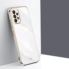 Ultra-thin Silicone Gel Soft Case Cover XL1 for Samsung Galaxy A33 5G White