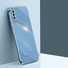 Ultra-thin Silicone Gel Soft Case Cover XL1 for Samsung Galaxy A50S Blue