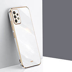 Ultra-thin Silicone Gel Soft Case Cover XL1 for Samsung Galaxy A73 5G White