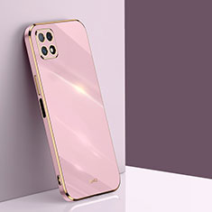 Ultra-thin Silicone Gel Soft Case Cover XL1 for Samsung Galaxy F42 5G Pink