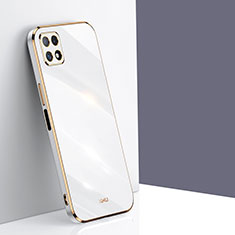 Ultra-thin Silicone Gel Soft Case Cover XL1 for Samsung Galaxy F42 5G White