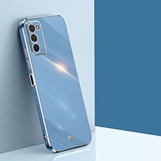 Ultra-thin Silicone Gel Soft Case Cover XL1 for Samsung Galaxy M02s Blue