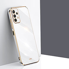 Ultra-thin Silicone Gel Soft Case Cover XL1 for Samsung Galaxy M32 5G White