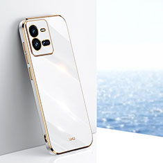 Ultra-thin Silicone Gel Soft Case Cover XL1 for Vivo iQOO 10 Pro 5G White