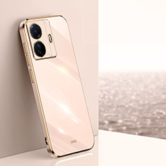 Ultra-thin Silicone Gel Soft Case Cover XL1 for Vivo T1 5G Gold
