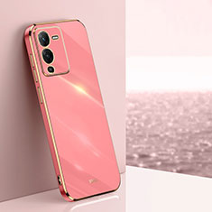 Ultra-thin Silicone Gel Soft Case Cover XL1 for Vivo V25 Pro 5G Pink