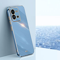 Ultra-thin Silicone Gel Soft Case Cover XL1 for Vivo V25e Blue