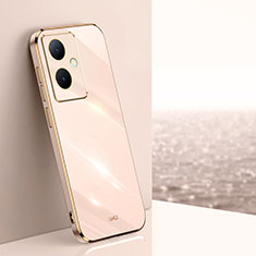 Ultra-thin Silicone Gel Soft Case Cover XL1 for Vivo V29 Lite 5G Gold
