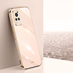 Ultra-thin Silicone Gel Soft Case Cover XL1 for Vivo X60 Pro 5G Gold