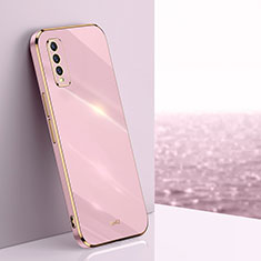 Ultra-thin Silicone Gel Soft Case Cover XL1 for Vivo Y11s Pink