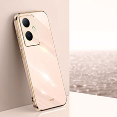 Ultra-thin Silicone Gel Soft Case Cover XL1 for Vivo Y78 5G Gold