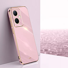Ultra-thin Silicone Gel Soft Case Cover XL1 for Vivo Y78 5G Pink