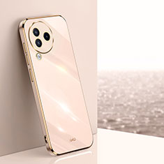 Ultra-thin Silicone Gel Soft Case Cover XL1 for Xiaomi Civi 3 5G Rose Gold