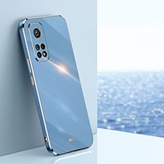Ultra-thin Silicone Gel Soft Case Cover XL1 for Xiaomi Mi 10T 5G Blue