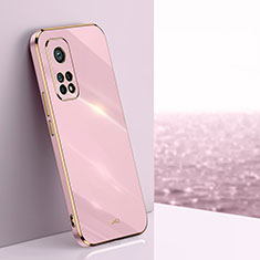 Ultra-thin Silicone Gel Soft Case Cover XL1 for Xiaomi Mi 10T 5G Pink