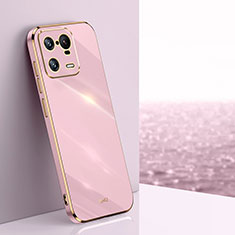 Ultra-thin Silicone Gel Soft Case Cover XL1 for Xiaomi Mi 13 Pro 5G Pink