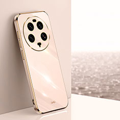 Ultra-thin Silicone Gel Soft Case Cover XL1 for Xiaomi Mi 13 Ultra 5G Rose Gold