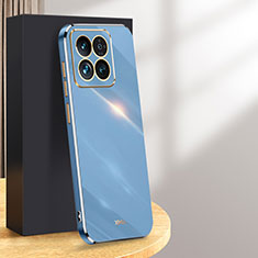 Ultra-thin Silicone Gel Soft Case Cover XL1 for Xiaomi Mi 14 5G Blue