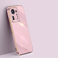 Ultra-thin Silicone Gel Soft Case Cover XL1 for Xiaomi Mi Mix 4 5G Pink