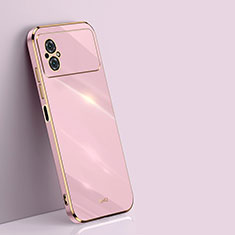 Ultra-thin Silicone Gel Soft Case Cover XL1 for Xiaomi Poco M4 5G Pink