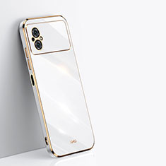Ultra-thin Silicone Gel Soft Case Cover XL1 for Xiaomi Poco M4 5G White