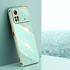 Ultra-thin Silicone Gel Soft Case Cover XL1 for Xiaomi Poco X4 Pro 5G Green