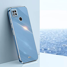 Ultra-thin Silicone Gel Soft Case Cover XL1 for Xiaomi Redmi 9 India Blue