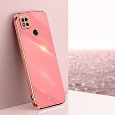 Ultra-thin Silicone Gel Soft Case Cover XL1 for Xiaomi Redmi 9 India Hot Pink