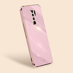 Ultra-thin Silicone Gel Soft Case Cover XL1 for Xiaomi Redmi 9 Prime India Pink